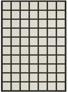 Layered Avenue Checked Bone ullteppe 200x300 cm