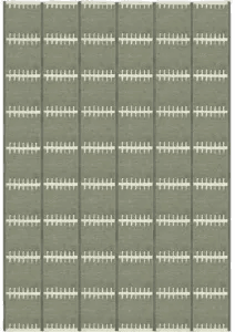 Layered Lilly ullteppe Green