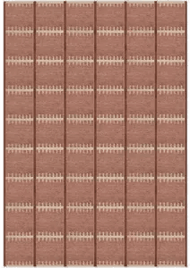 Layered Lilly ullteppe Rust 250x350 cm