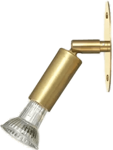 Örsjö Belysning Star 1 vegglampe rå messing