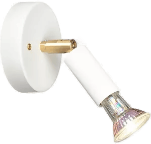 Örsjö Belysning Star 1 vegglampe/taklampe Hvit