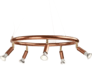Örsjö Belysning Star rund takspotlight Ø60 cm Kobber