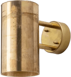 Örsjö Belysning C627 utendørslampe, vegg Messing