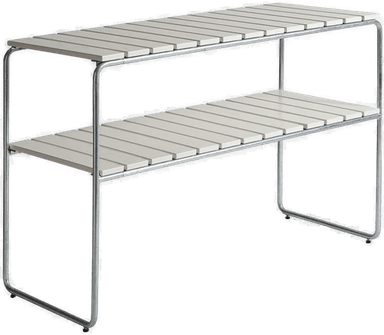 Grythyttan Stålmöbler L105 avlastningsbord hvit