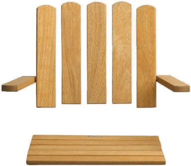 Grythyttan Stålmöbler A2 tresett 50 cm ubehandlet eik