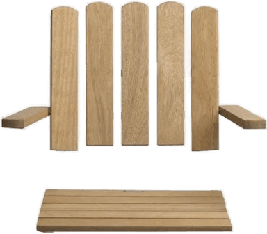 Grythyttan Stålmöbler A2 tresett 45 cm ubehandlet eik