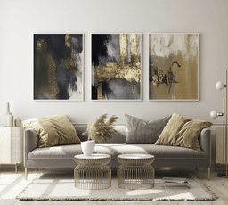 Namly Design Fargerikt Abstrakt Maleri Sett med 3