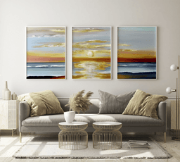 Namly Design Plakater - Maleri av soloppgang