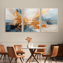 Namly Design Plakater – Gul sprutkunst