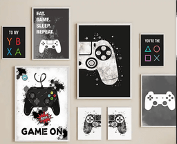 Namly Design Joysticks Plakater Sett med 8