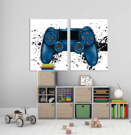 Namly Design Plakater - blå styrespak