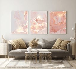 Namly Design Rosa veggmønster 3-pk