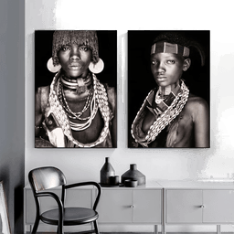 Namly Design Plakat – Afrikanske stammefolk