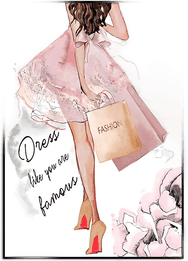 Namly Design Plakat – Dress like you are famous