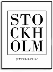 Namly Design STOCKHOLM Plakat