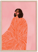 Namly Design Elegant Kvinne Kunstplakat