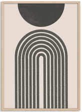 Namly Design Abstrakt Geometriske Plakat