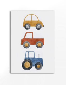 Namly Design Akvarellkjøretøyer Plakat