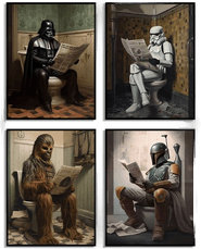 Namly Design Star Wars Baderom Plakatsett