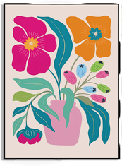Namly Design Blomstervase Poster