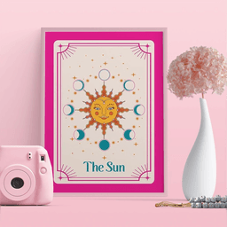 Namly Design Solens Tarotkortplakat