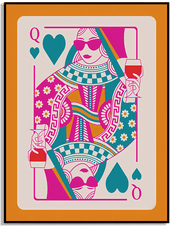 Namly Design Farge Dronning Plakat