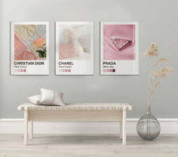 Namly Design Moteposterkolleksjon - Sett med 3