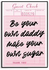 Namly Design Sitatsplakat