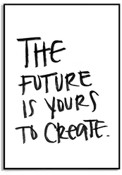 Namly Design Inspirasjonssitat Poster