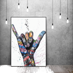 Namly Design Graffiti Hånd Veggplakat