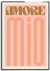 Namly Design Amore Mio Plakat