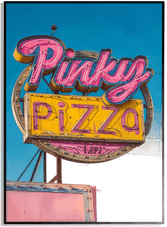 Namly Design Pinky Pizza Plakat