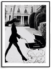 Namly Design Chanel Barnevogn Plakat