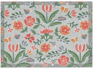 Ekelund Linneväveri Blomglänta spisebrikke 35x48 cm