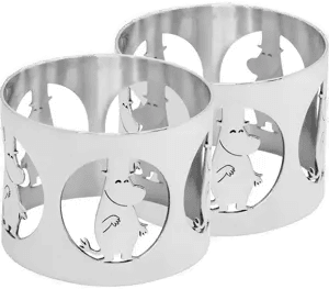 Hilke Collection Mummitrollet serviettringer 2-pk