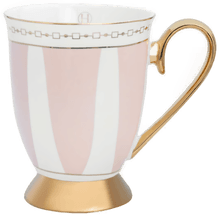 Hilke Collection Strisce kopp 28 cl rosa/gull