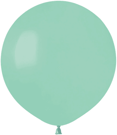 Ballongkungen Mintgrønn Runde 25-pakning