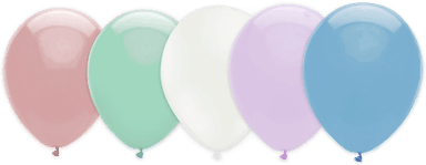 Ballongkungen Pastellballonger - 100-pakning