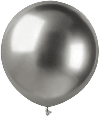 Ballongkungen Krom Sølv Ballonger 10-pakning