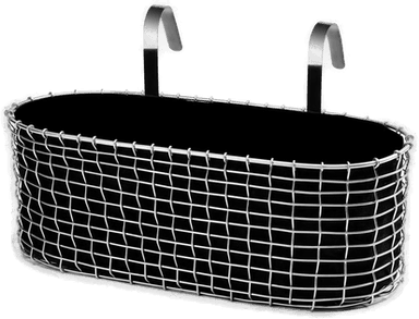 Korbo balkongkurv Galvanisert stål