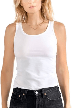 Bread & Boxers Tank Woman Hvit