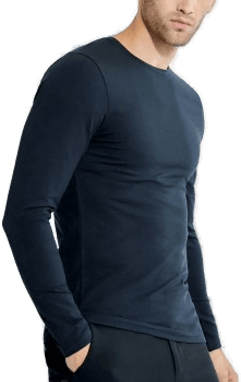 Bread & Boxers Long Sleeve Crew Neck Marine