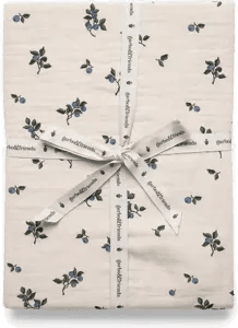 Garbo&Friends Blueberry Muslin laken 90x200 cm