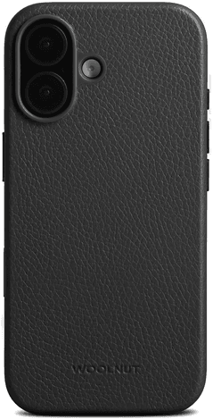 Woolnut Skinnetui iPhone 17 Svart