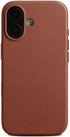 Woolnut Skinnetui iPhone 17 Cognac