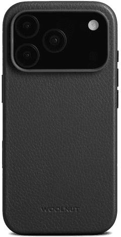 Woolnut Skinnetui iPhone 17 Pro Svart