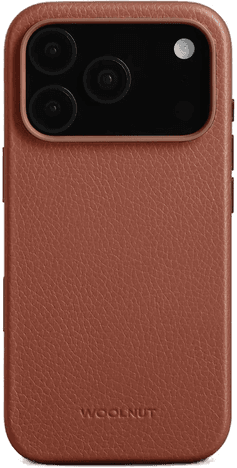 Woolnut Skinnetui iPhone 17 Pro Cognac