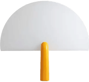 Klong Pavo bordlampe Gul