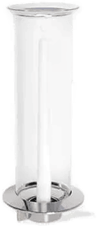 Klong Fyr lysestake Nickel