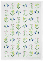 Citronelles Flowers kjøkkenhåndkle 50x70 cm